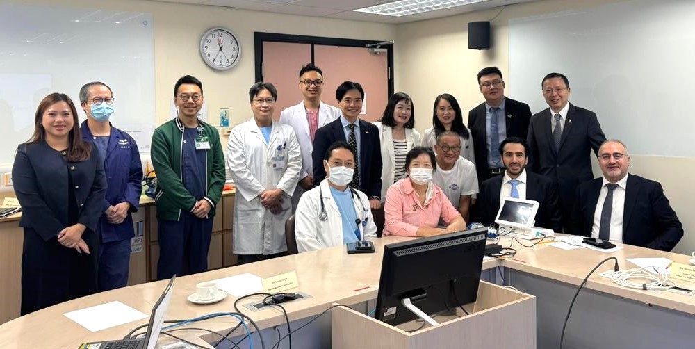 Meeting with Hong Kong hospital clinical and directors teams